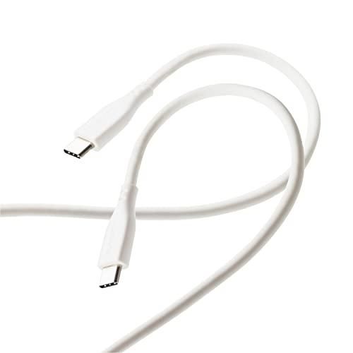 【新品・5営業日で発送】ELECOM エレコム USB Type-C to USB Type-Cケーブル／なめらか／2.0m／ホワイト(MPA-CCSS20WH)