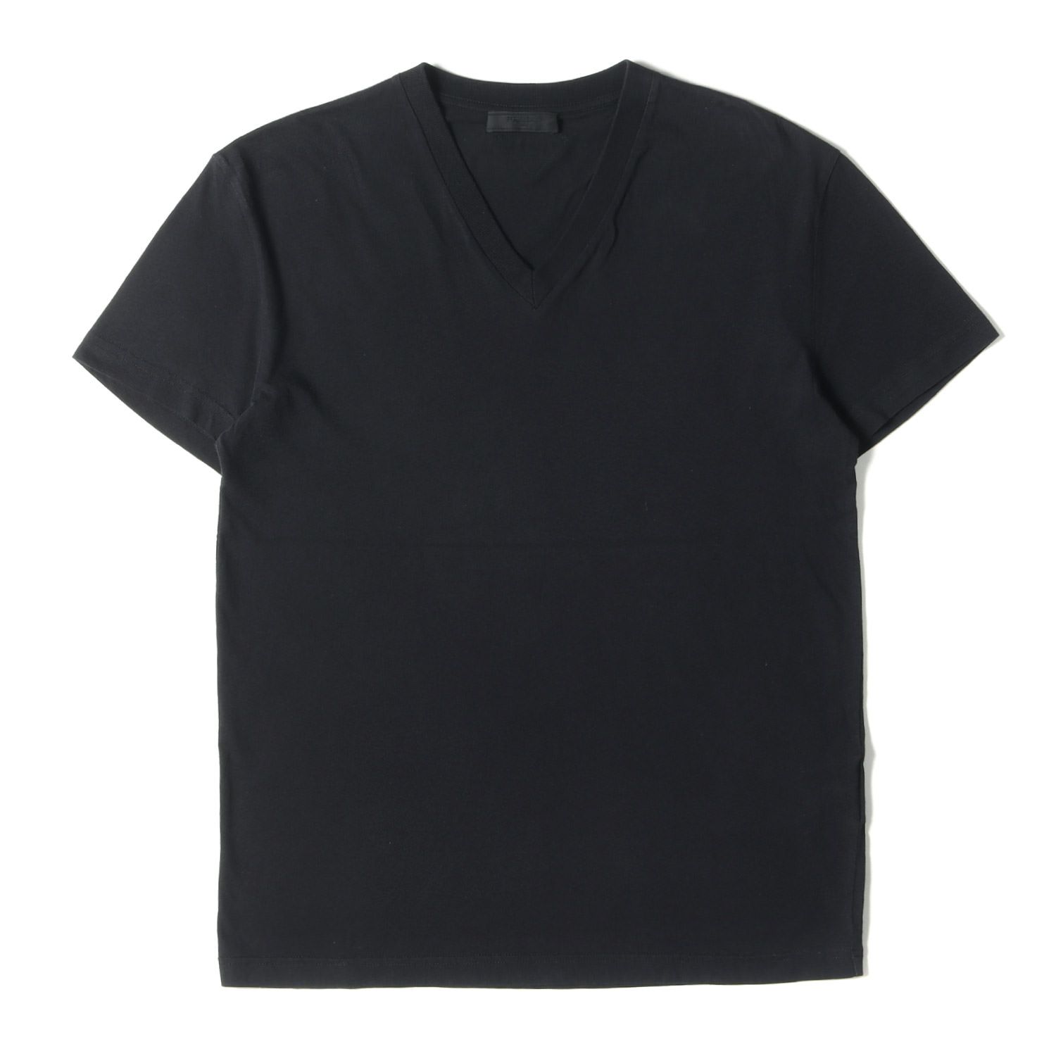 PRADA プラダ Tシャツ サイズ:XSトライアングルパッチ Vネック 半袖 T 