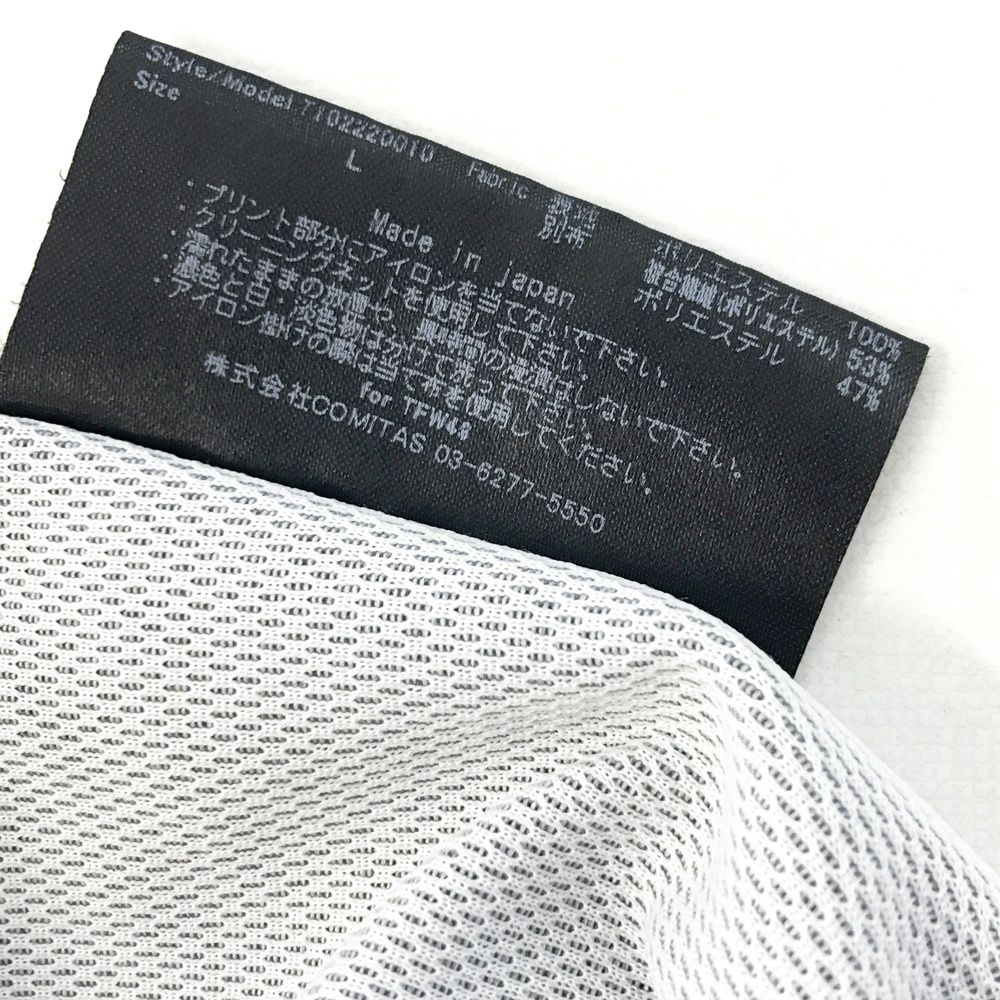 サイズ L TFW49 ティーエフダブリューフォーティーナイン 半袖Tシャツ グレー系 240101519203 ゴルフウェア メンズ ストスト LLC-HASEGAWATOSO_COM