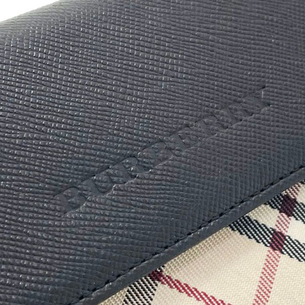 バーバリーチェック 三つ折り財布