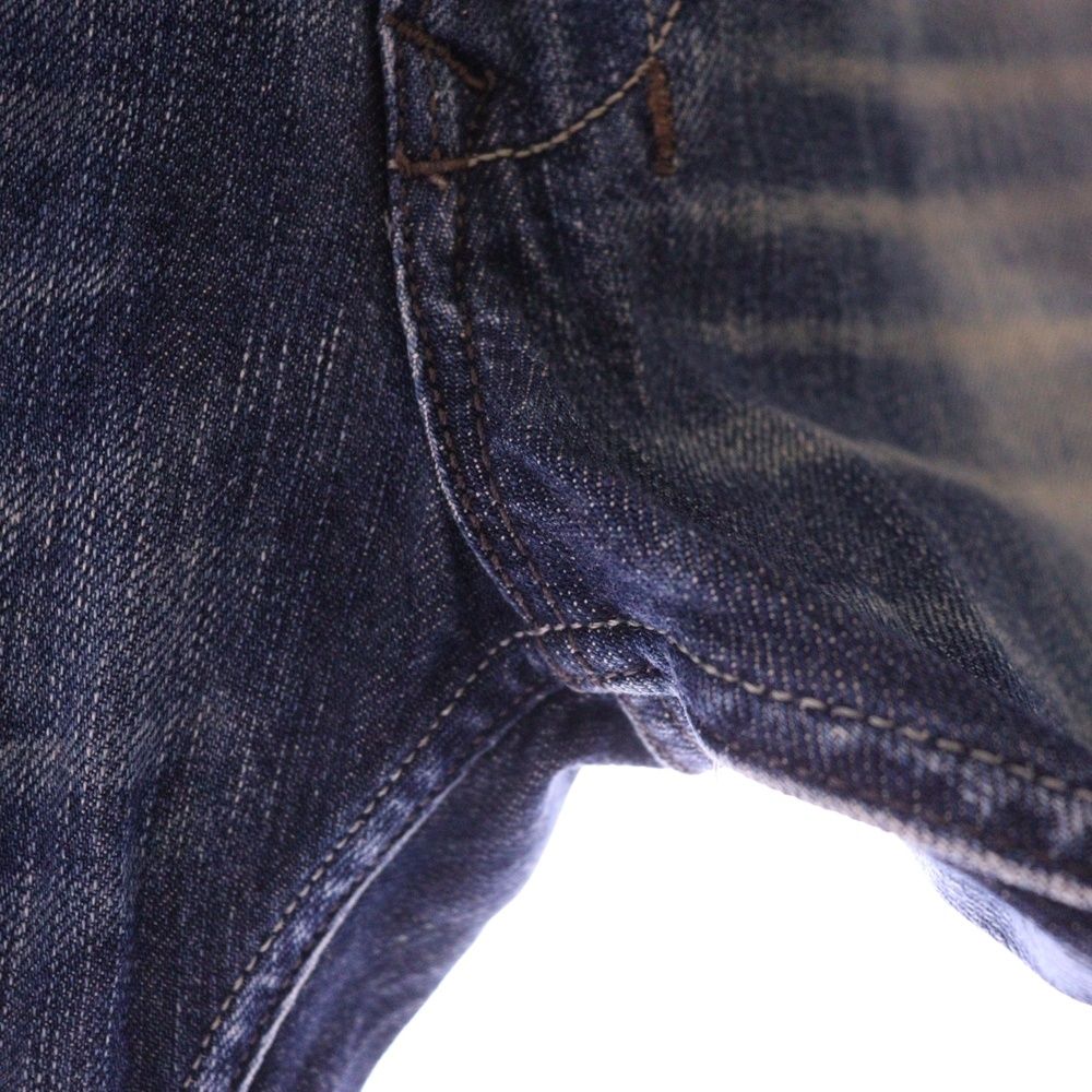 新品 DIESEL バック刺繍ストレートデニムパンツ 黒 サイズ27*ED61