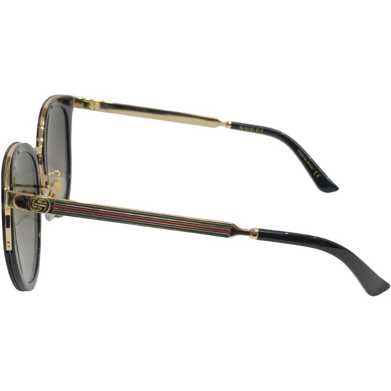 新品 GUCCI(グッチ) サングラス GG0077SK　001 GUCCI グッチ サングラス インターロッキング GG GG0077SK 001