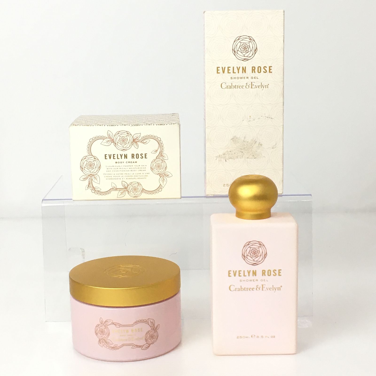 Crabtree & Evelyn イヴリンローズ 2点セット クラブツリー＆イヴリン