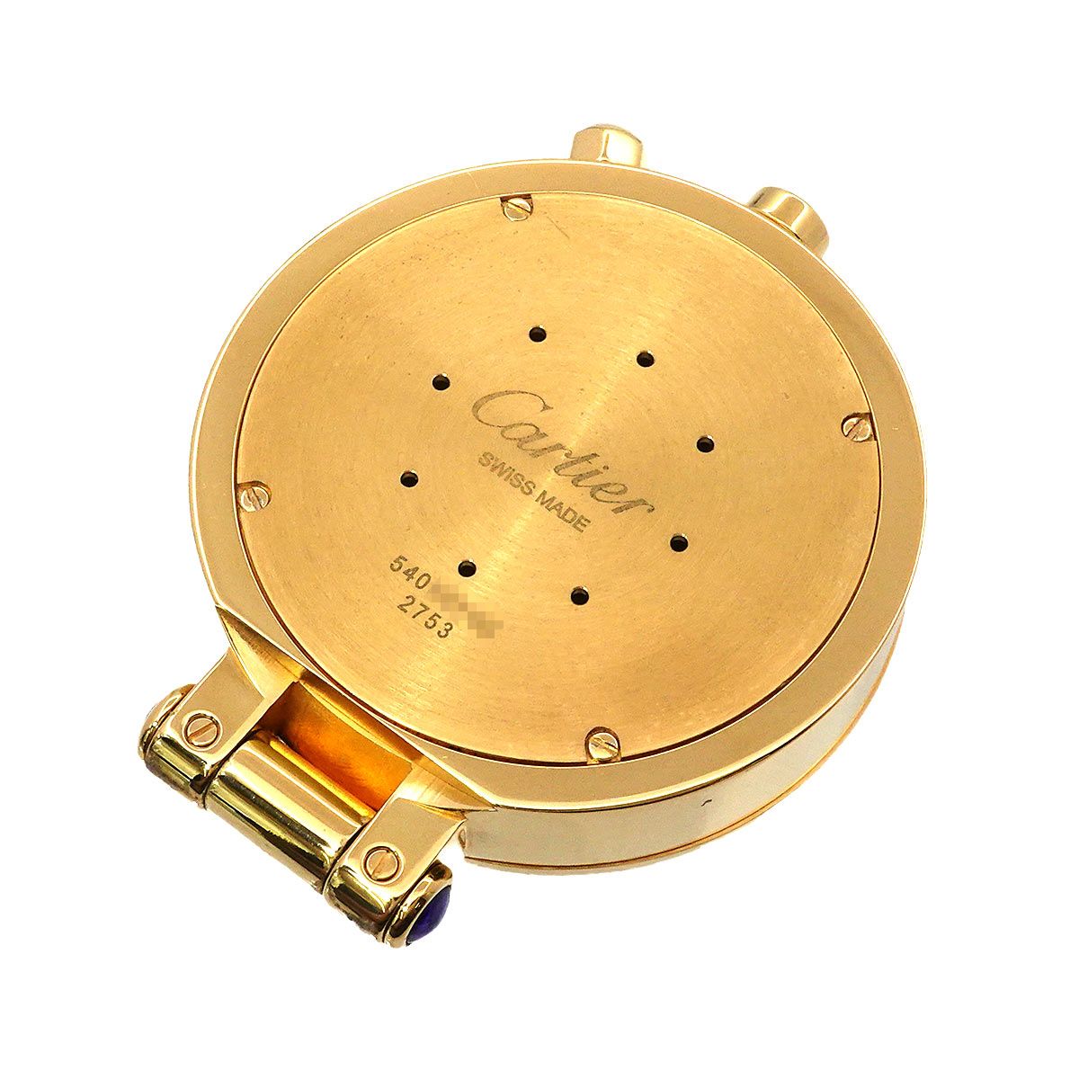 カルティエ Cartier トラベルクロック 置き時計 W0100045