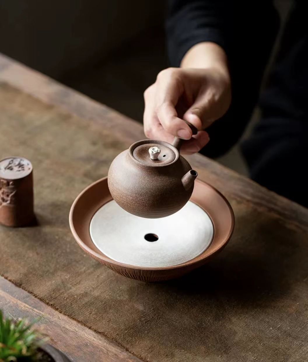 職人手作り 陶器 煎茶道具 茶壺 茶壷 急須 常滑焼 茶器 茶道具 容量130ML - メルカリ