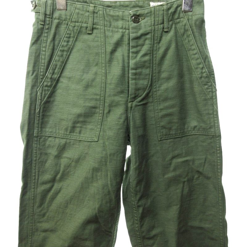 orslow ベイカーパンツ 1 カーキ コットン オアスロウ ジップフライ