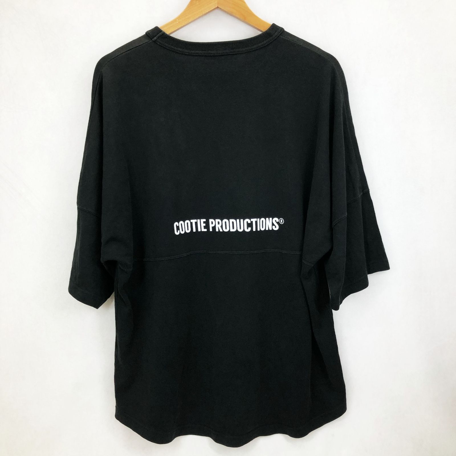 COOTIE PRODUCTIONS ビッグシルエット Tシャツ ブラック　美品 COOTIE PRODUCTIONS クーティー プロダクションズ ビッグシルエット