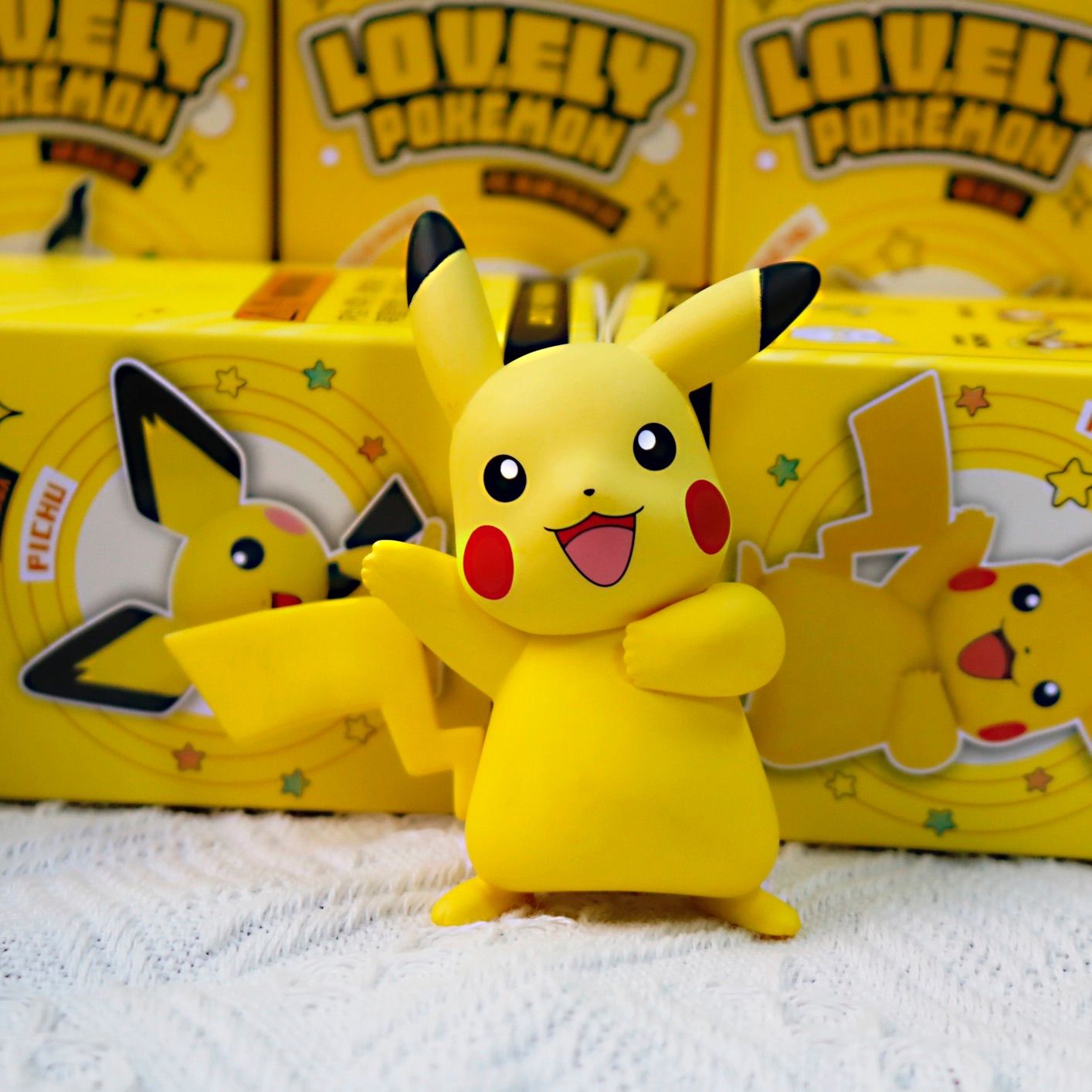 海外 限定 6種セット ピカチュウ ポケモン ユナイト MINISO ボックス Miniso Top Toy Pokemon Unite Series Pikachu Figure Sealed