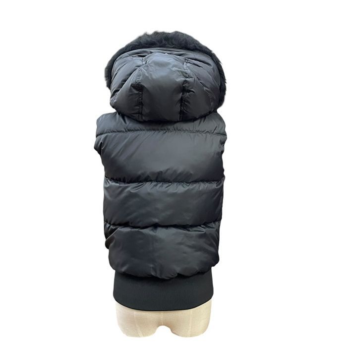 COACH ダウンベスト ブラック/グレー