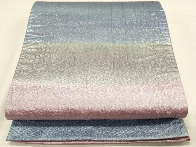 平和屋着物●西陣　両面　全通柄袋帯　霞文　証紙付き　正絹　逸品　未使用　CAAX7459hy 平和屋着物○西陣 両面 全通柄袋帯 霞文 証紙付き 正絹 逸品