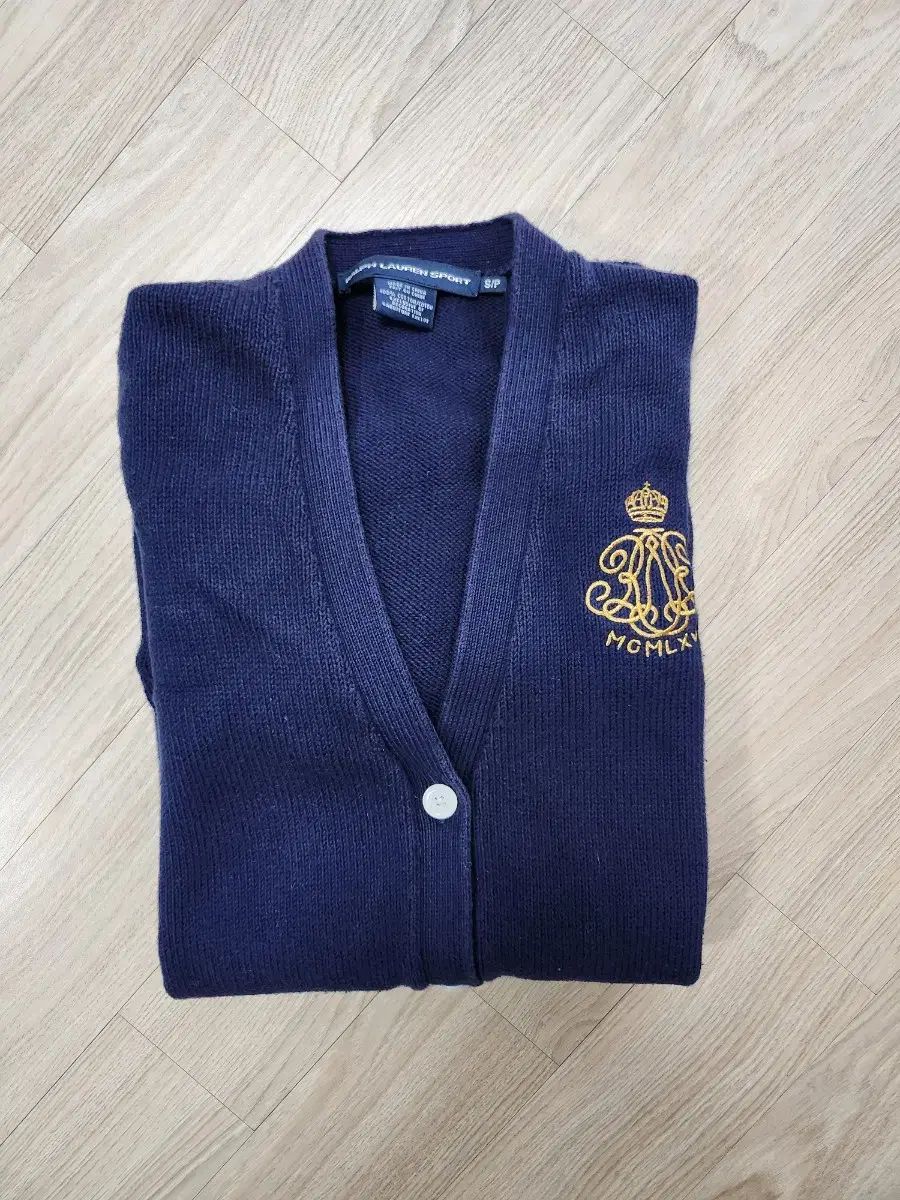 Ralph Lauren ラルフローレン スポーツ ネイビー カーディガン S