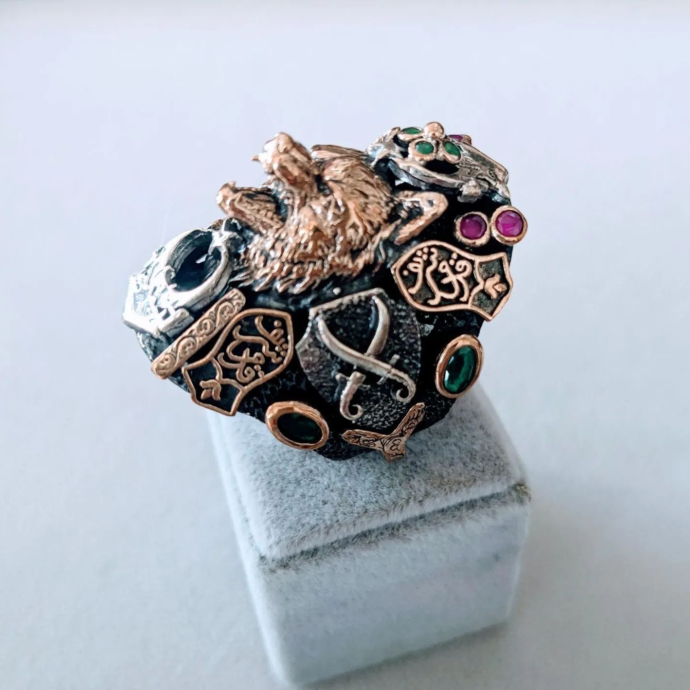 NEW＊トルコ製 ハンドメイド メンズリング シルバー925