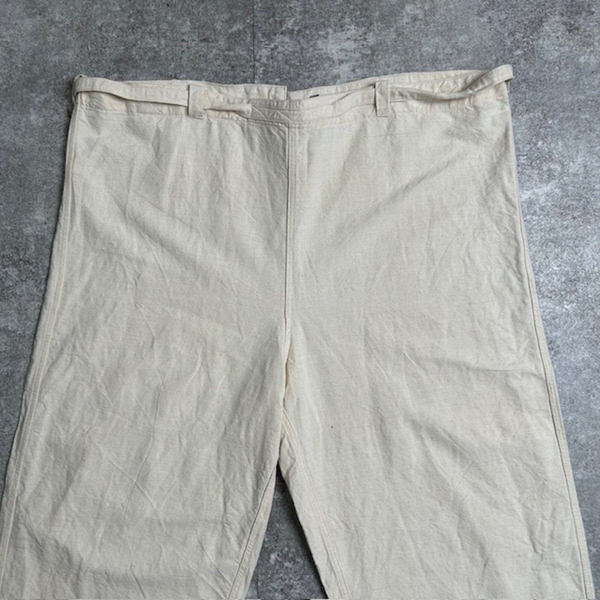 50's フランス軍 ホスピタルパンツ リネン EURO VINTAGE ユーロ