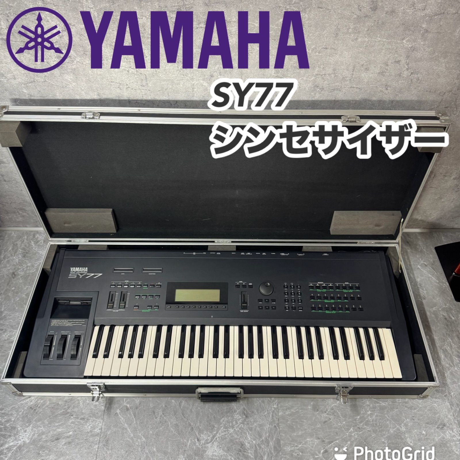 銘機 YAMAHA SY77 シンセサイザー 名機 ハイブリッド音源 動作良好 モデル