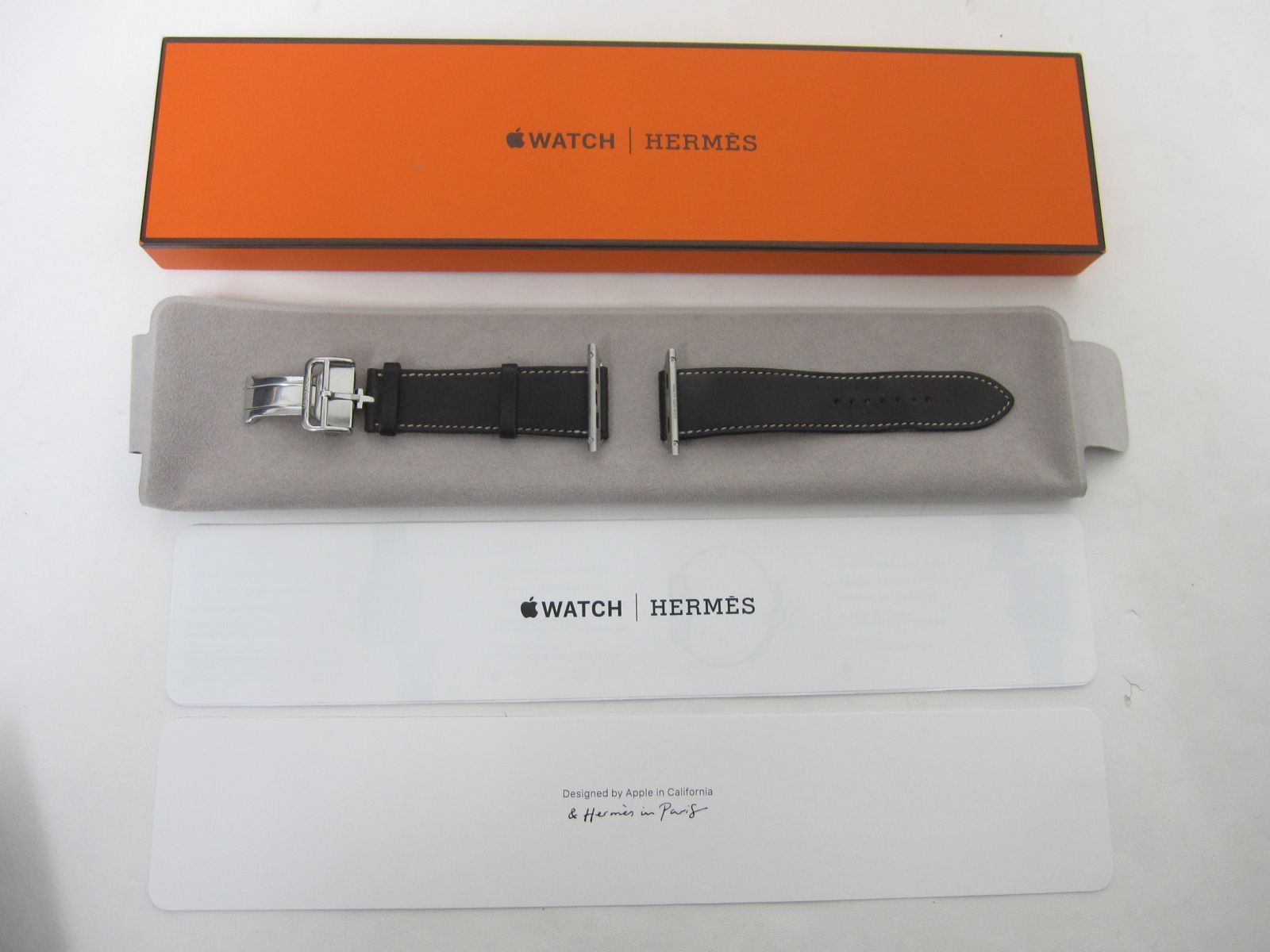エルメス アップルウオッチ Apple Watch HERMES 本革 レザー Dバックル ダークブラウン 078731CJAE 管理番号L29384YER-251003-6K 198