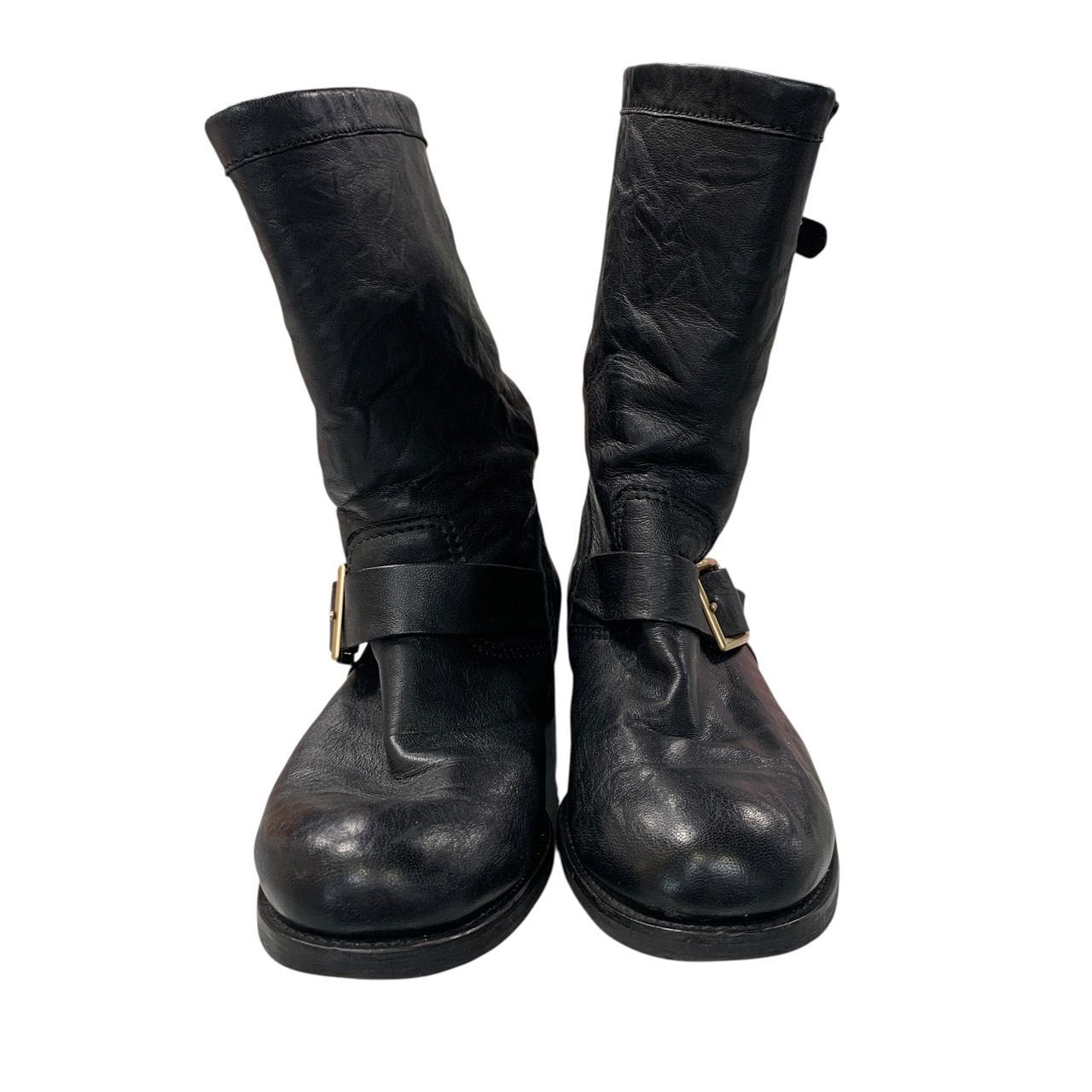 JIMMY CHOO ジミーチュー　エナメル　ブーツ　メンズ　ブラック　44 JIMMY CHOO ジミーチュー エナメル ブーツ メンズ ブラック 44