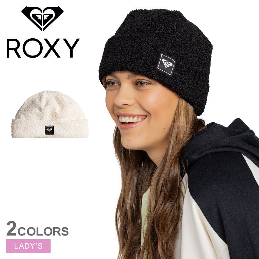 ロキシー ビーニー ERJHA04284 レディース フリースライナー付き Roxy VALWOOD BEANIE ROXY カラー:02.ホワイト 品番：2423-0309