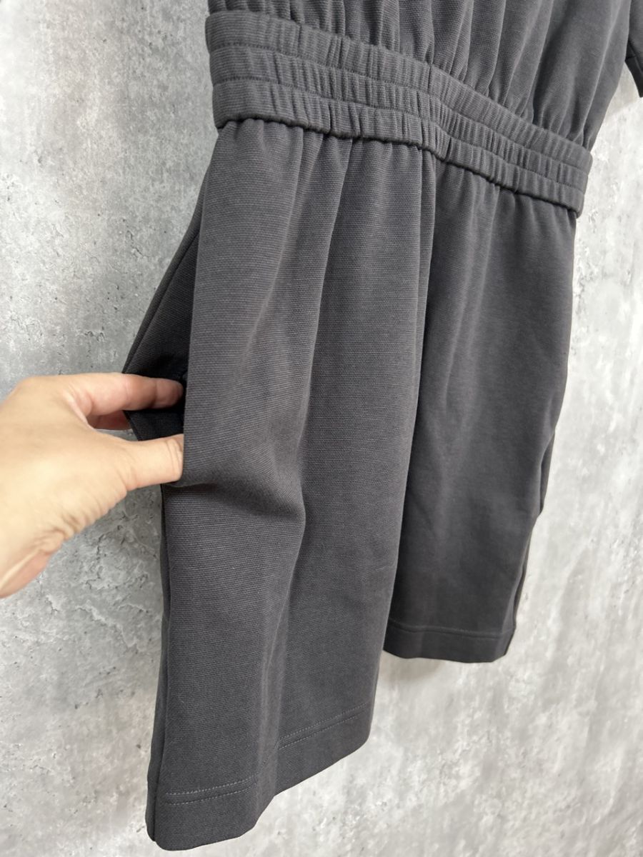 美品 d'zzit ゴルフ ドッキング ワンピース sizeS/グレー