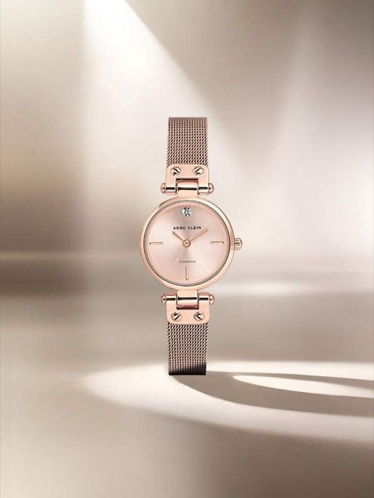 腕時計 レディース クォーツ レディース腕時計 プレミアム クリスタルアクセント メッシュブレスレット ステンレススチールブレスレット 女性 |3002RGRG