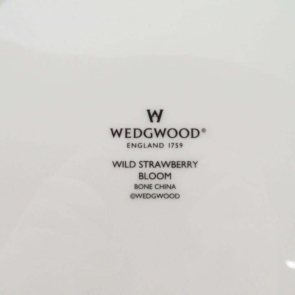 WEDGWOOD ウェッジウッド ワイルドストロベリー ブルーム 大皿 27cmプレート ディナー SY9977A3 