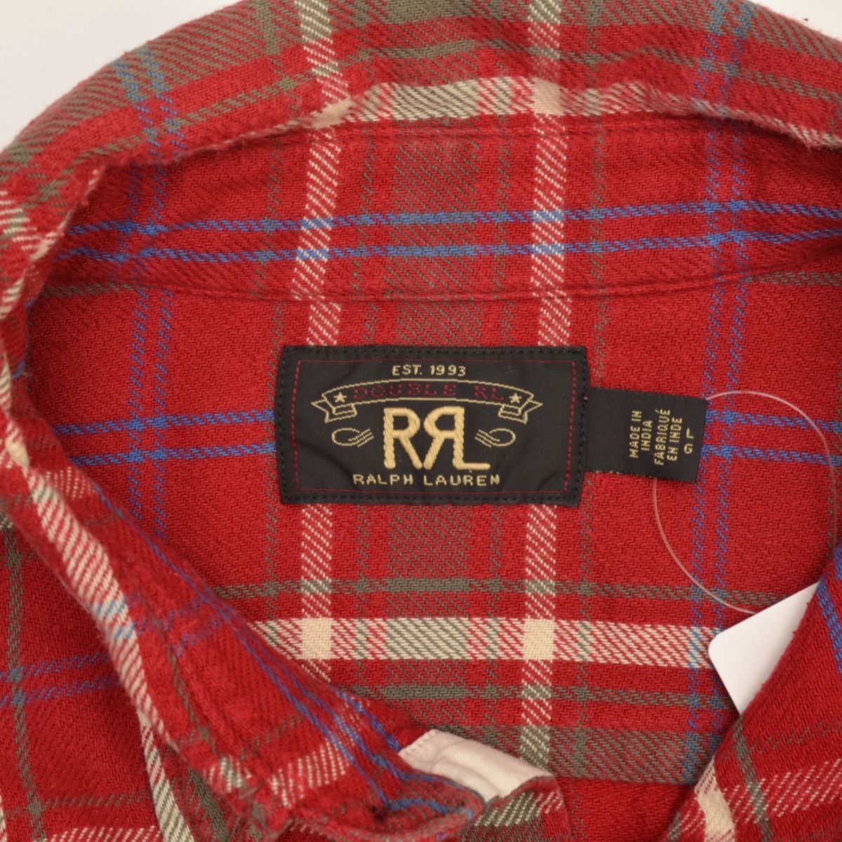 RRL/DOUBLERL×RonHerman】22SS 別注 Check Work Shirt チェックワーク