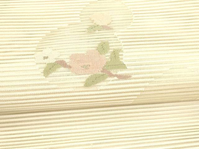 八寸名古屋帯 枝花文