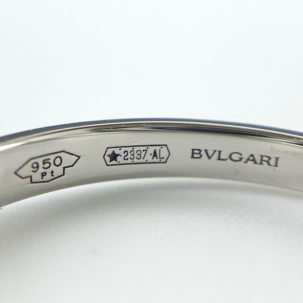 ブルガリ BVLGARI メンズリング pt950 プラチナ 美品 ブルガリ BVLGARI