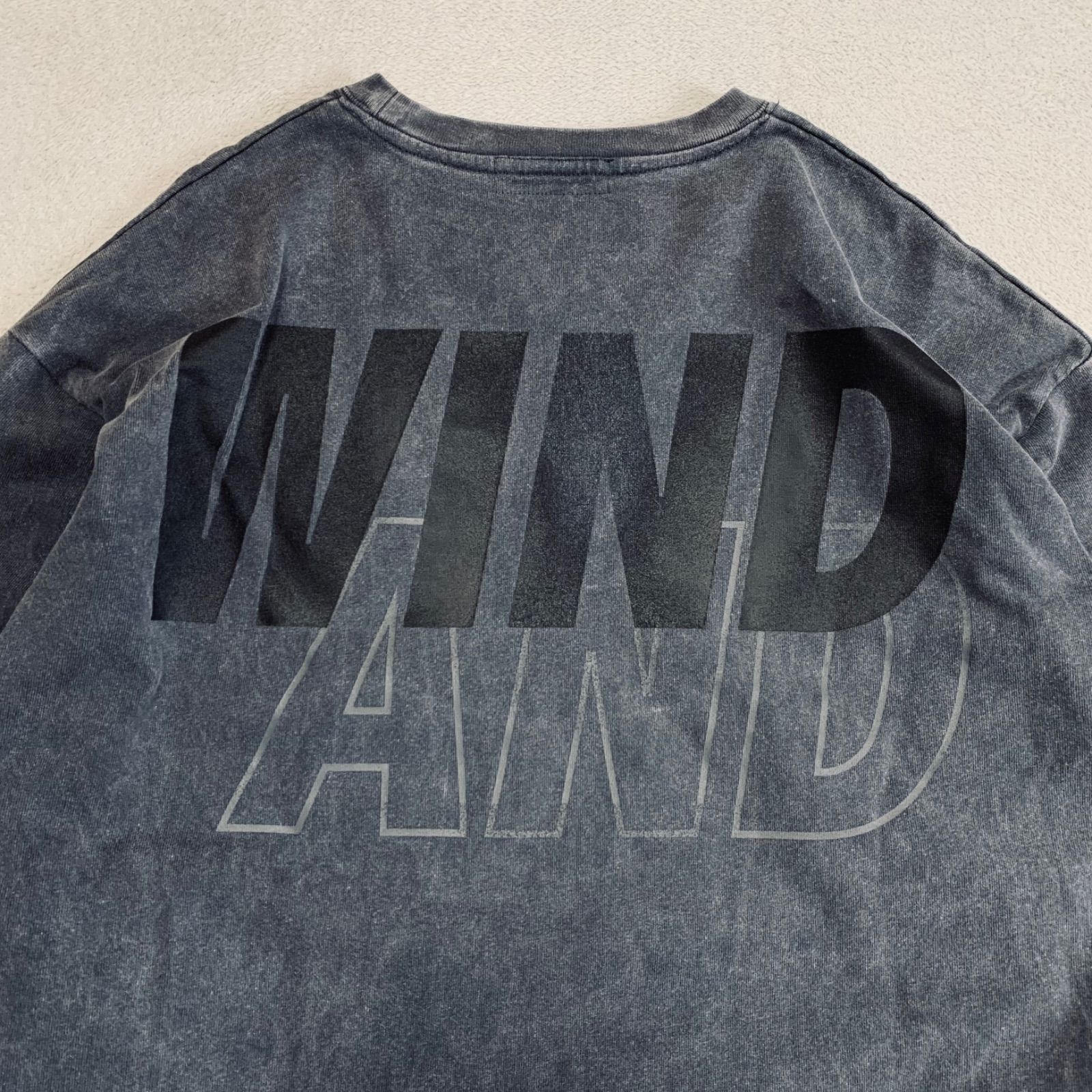 WIND AND SEA ヴィンテージ加工 ロンT WIND AND SEA(ウィンダンシー) 22SS SEA L/S TEE 長袖Tシャツ
