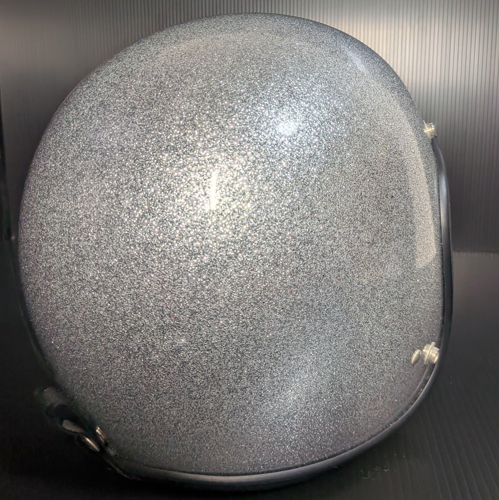 【極美品】BUCO ブコ ジェットヘルメット シルバーラメ Mサイズ相当 極美品】BUCO ブコ ジェットヘルメット シルバーラメ Mサイズ