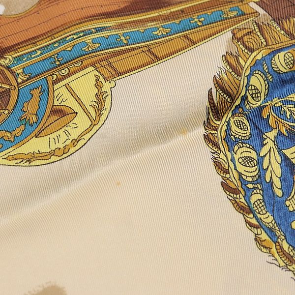 広尾店】エルメス HERMES カレ90 大判スカーフ MUSEE 博物館