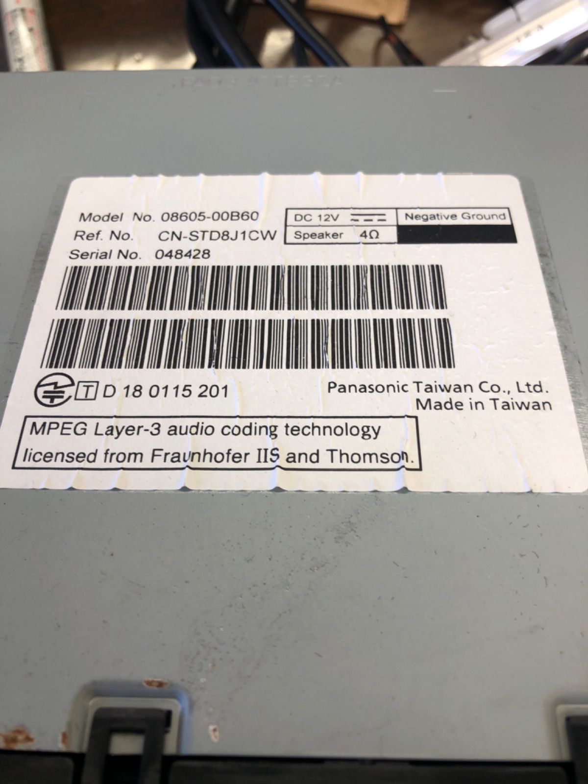 トヨタ純正カーナビ NSCN-W68 セキュリティロック解除済 NSCN