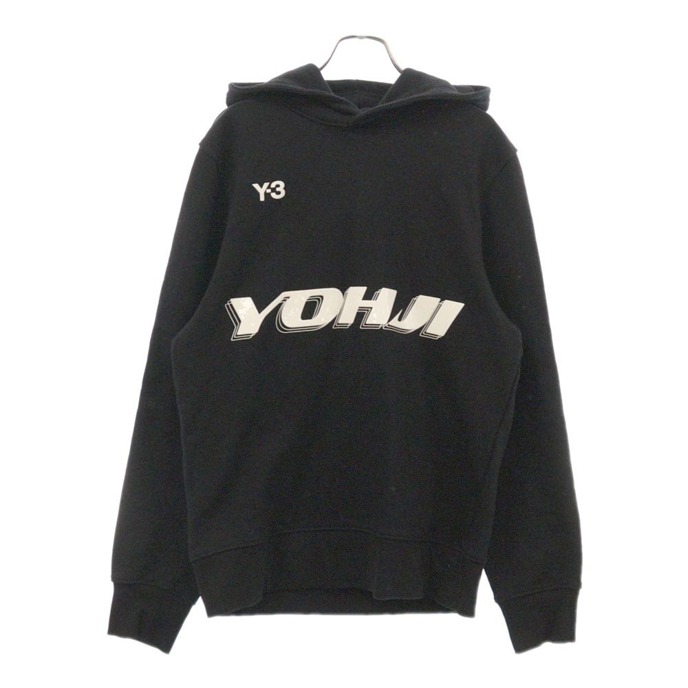 Y-3 ワイスリー Graphic Logo Hoodie HT4732 ABW003 グラフィックロゴ プルオーバーパーカー フーディ ブラック