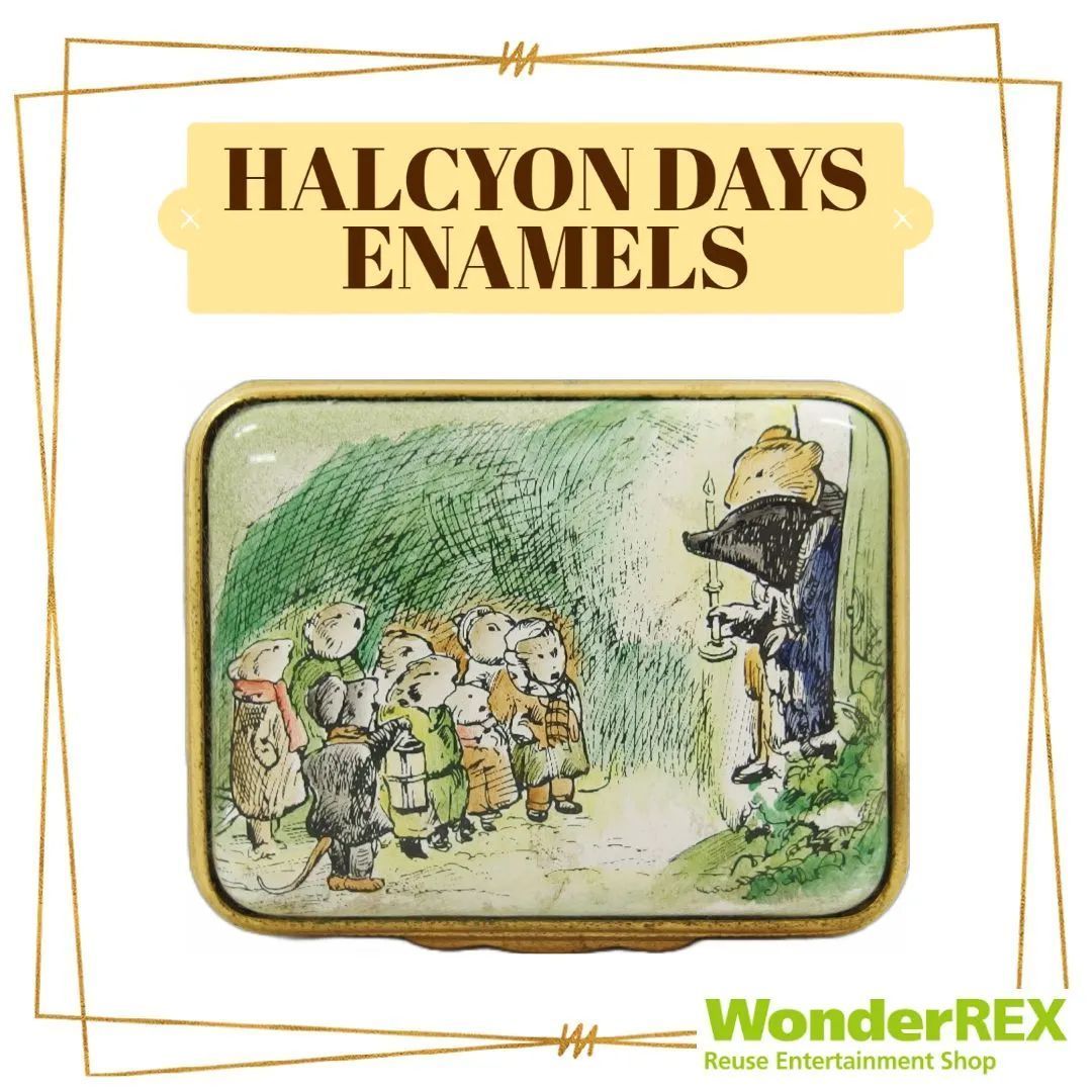 Halcyon Days Enamel エナメル ピルケース 小物入れ | mdh.com.sa