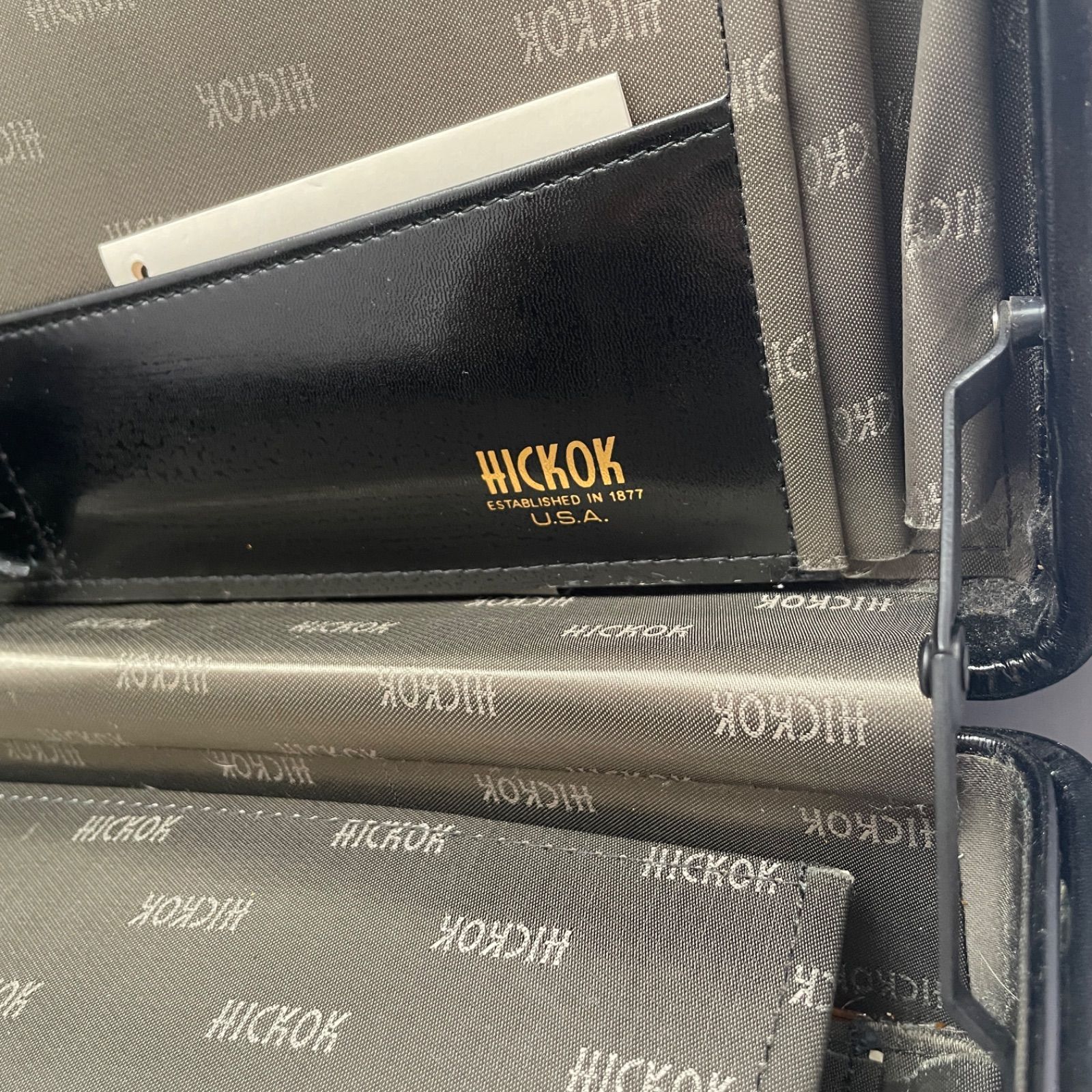良 ヒコック HICKOK U.S.A ダイヤルロック アタッシュケース ブラック 