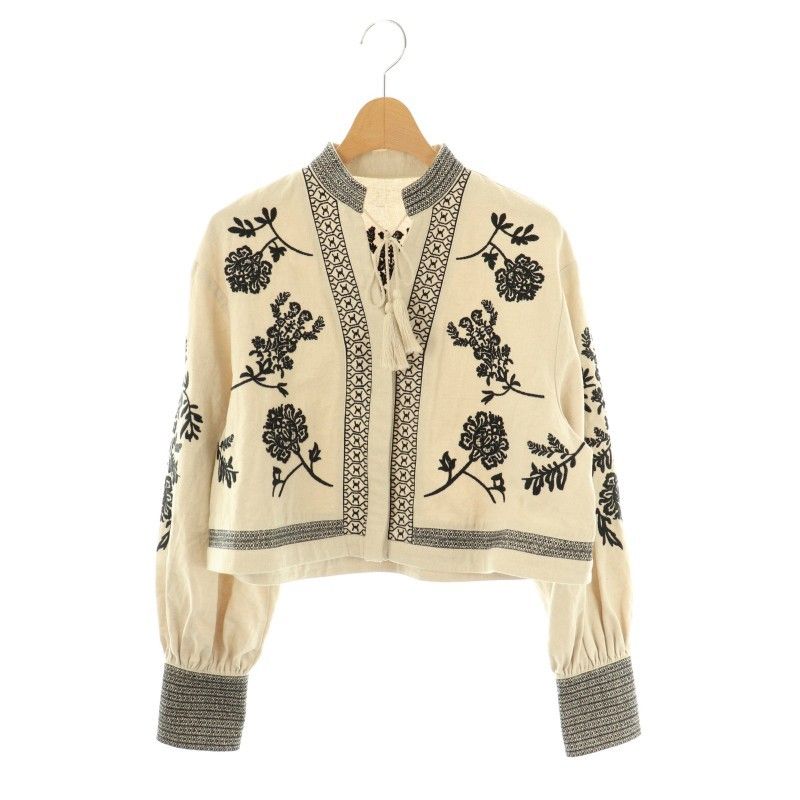 アメリヴィンテージ MEDI VINTAGE FLOWER 刺繍ジャケット Ameri（アメリ）の「MEDI VINTAGE FLOWER EMBROIDERY SHIRT