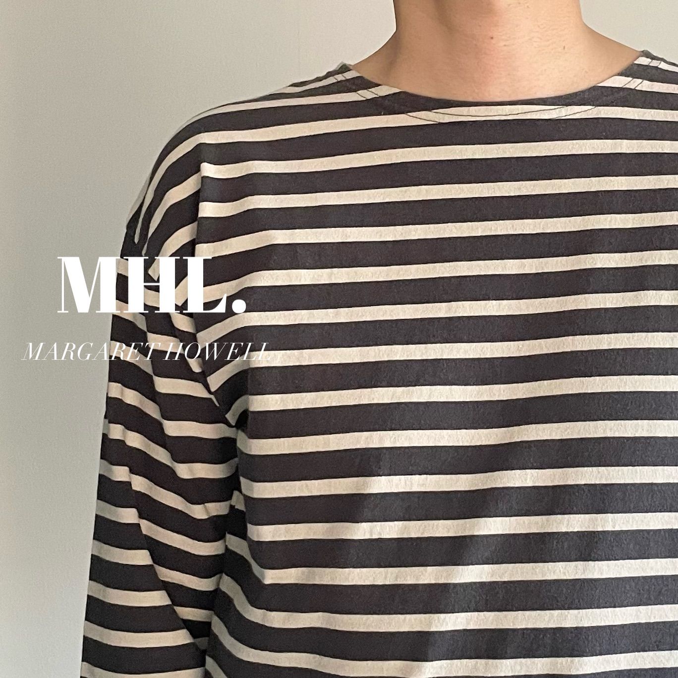 MHL ボーダー Tシャツ 【待望☆】 - トップス