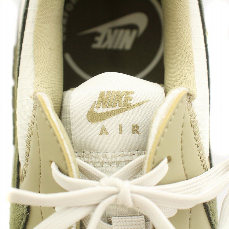 Nike Air Max トレーニングシューズ ホワイト/オリーブ、30センチ Nike