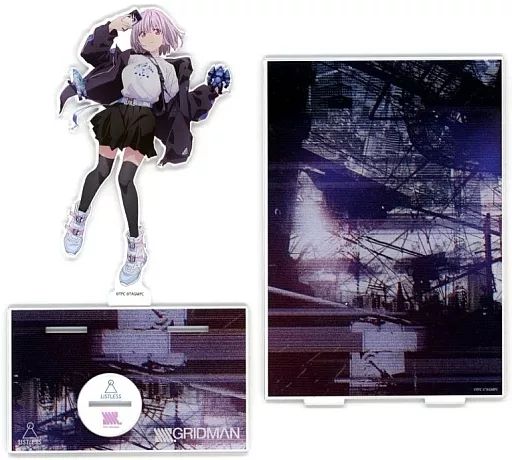 【限定SALE，HOT】 【中古】アクリルスタンド・アクリルパネル 新条アカネ 描き下ろし 背景付きアクリルスタンド 「SSSS.GRIDMAN×LISTLESS」 アクリルスタンド