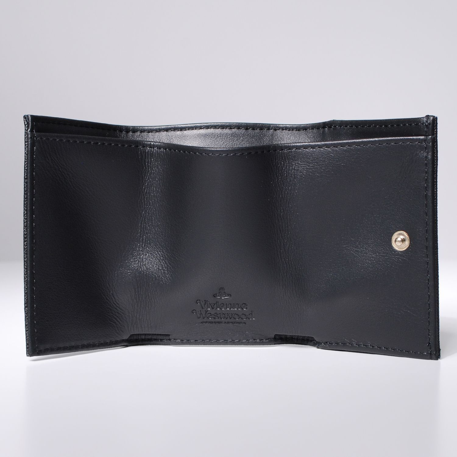 新品未使用】Vivienne Westwood SAFFIANO ヴィヴィアン 三つ折り財布 