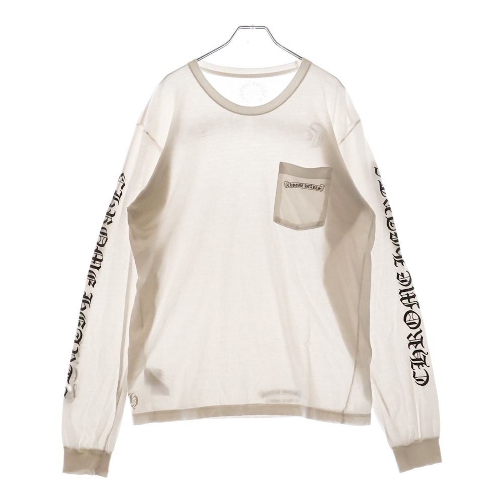 スーパーセール 目玉商品 L CH (クロムハーツ) HEARTS CHROME S バックスクロールロゴ 1 トップス