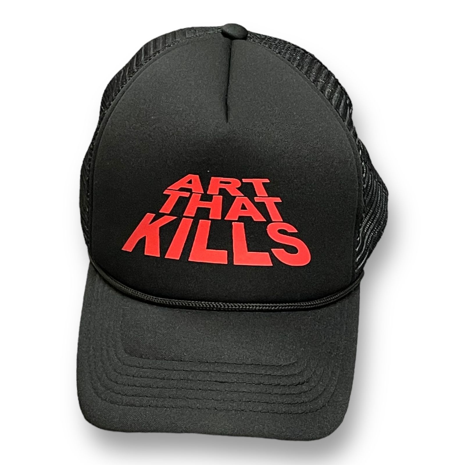 美品 GALLERY DEPT. ATK STACK LOGO TRUCKER - BLACK ローガン