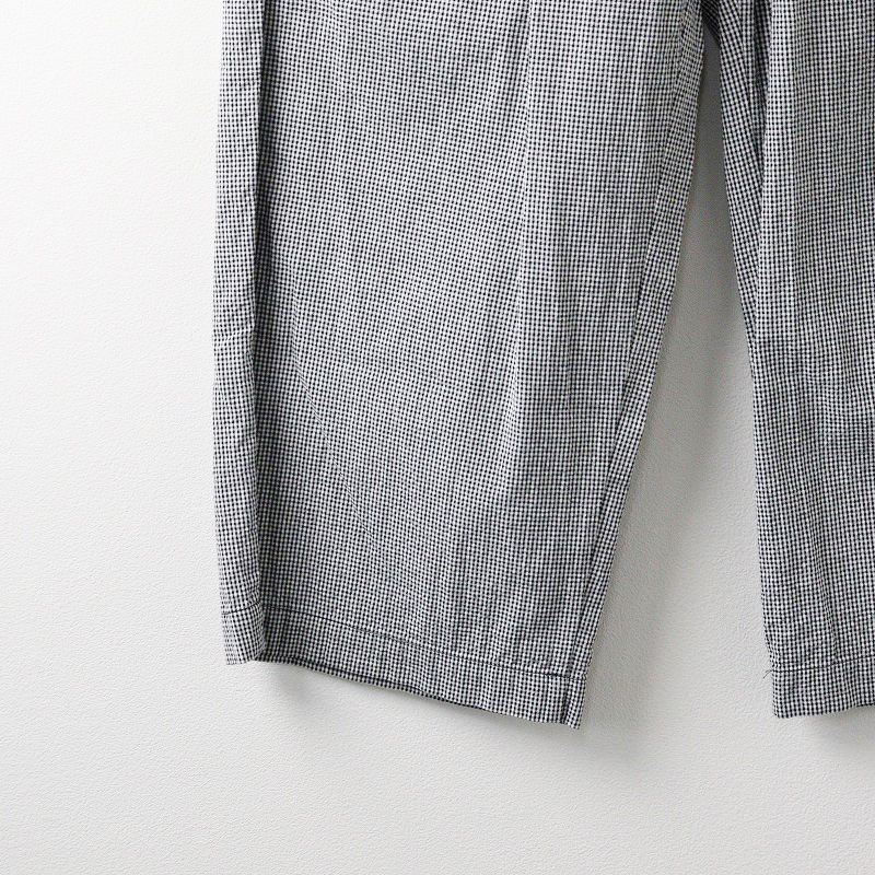 美品 2022SS ネストローブ nest Robe ギンガムチェックイージーパンツ 