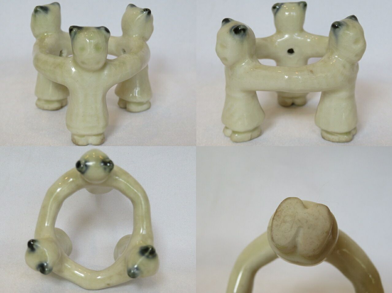 不老園窯造 色変り 七種蓋置 共箱 共箱 七月◇特売品）不老園作 色変り 七種蓋置〔上作〕【税込、送料込