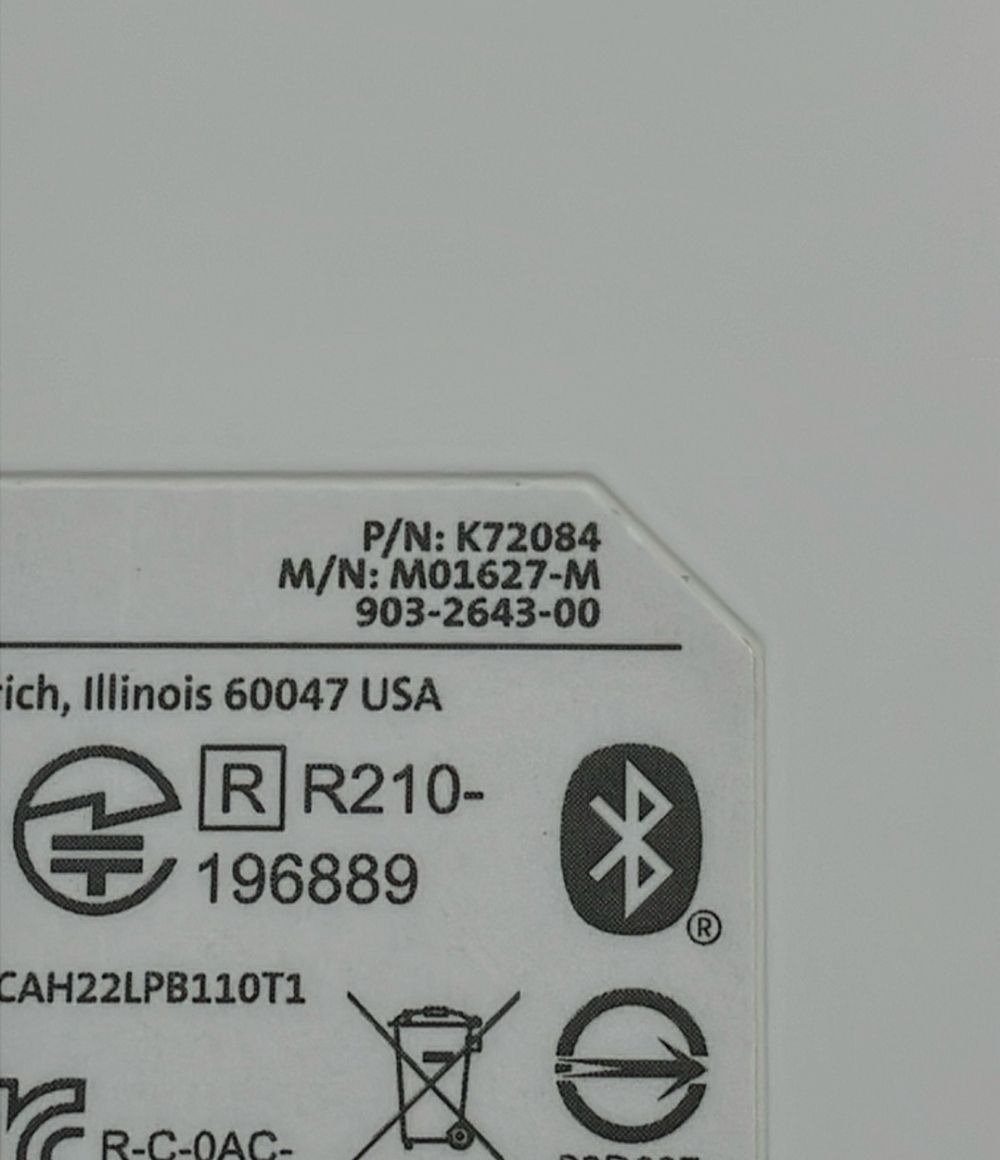 Kensington ケンジントン SlimBlade Pro EQトラックボール ホワイト K72084 VETTDRUCK_DE