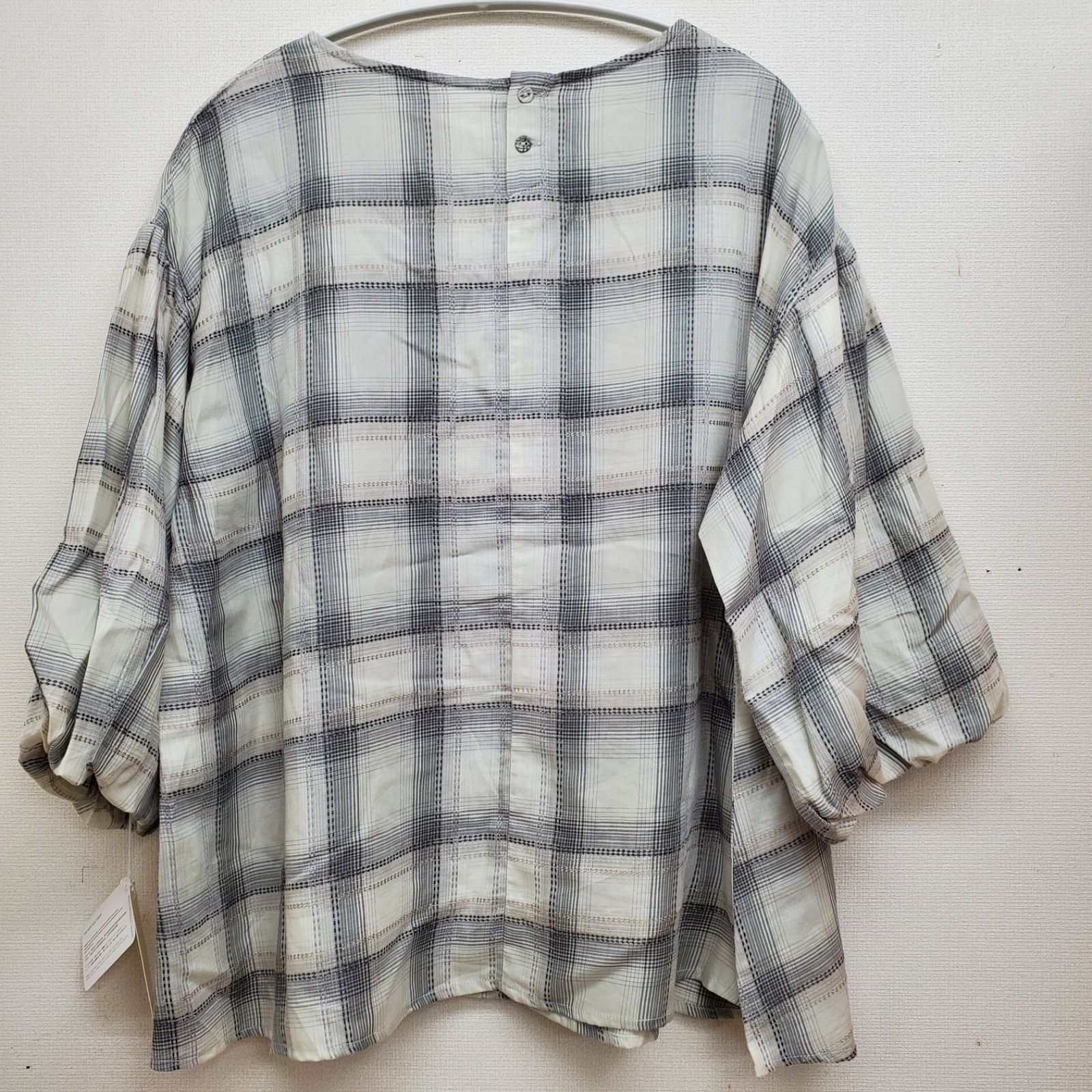 新品】LORENZO RIGHI ロレンゾライ トップス シャツ ブラウス 七分袖 