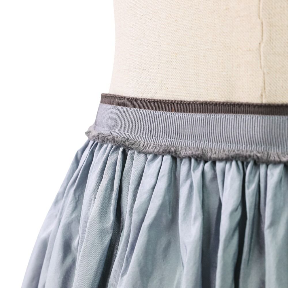 FOXEY☆Skirt \"DOLLY NOIR\"38 シルクスカート　ライム FOXEY☆Skirt 