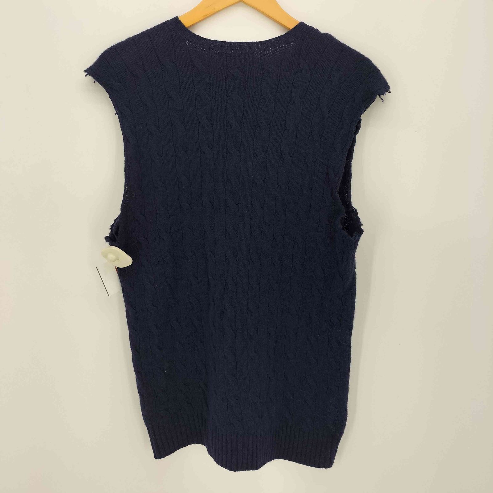 Polo Ralph Lauren ポニー刺繍 フルジップ ダブルニット ベスト Ralph Lauren】ダブルニットベスト ポニー刺繍 (Ralph Lauren