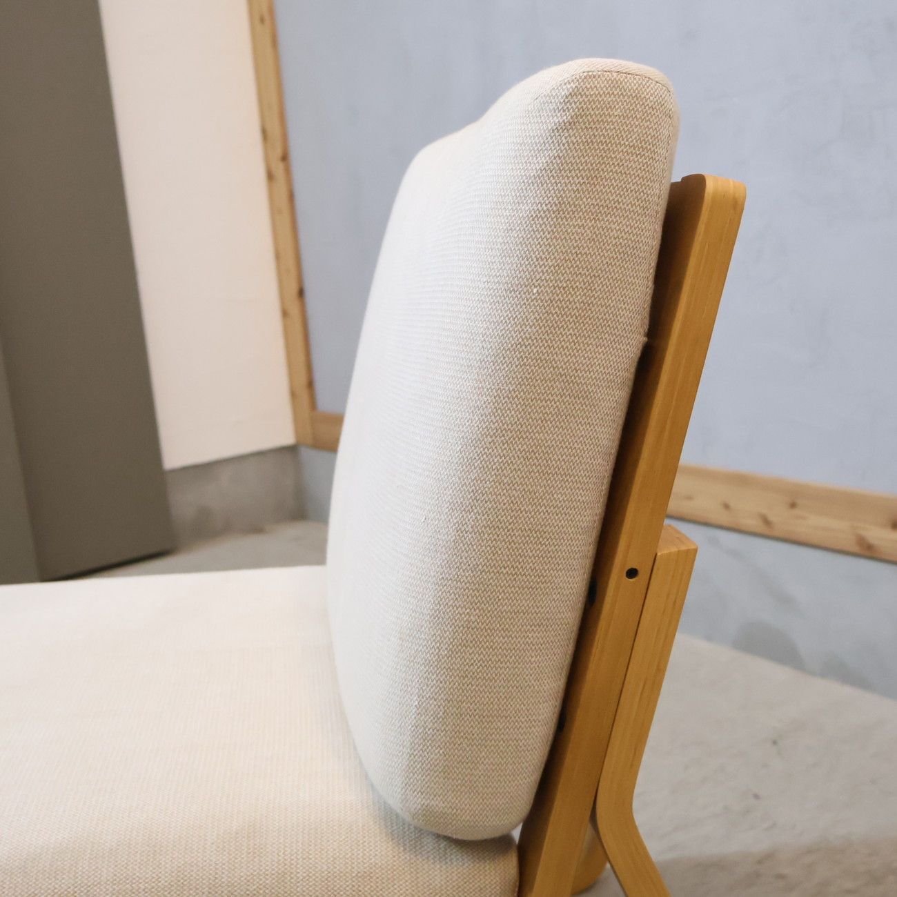 無印 MUJI オーク材 リビングでもダイニングでもつかえるソファチェア ナチュラル シンプル 北欧スタイル レトロ オーク材 NEXPOTALLINN_EU