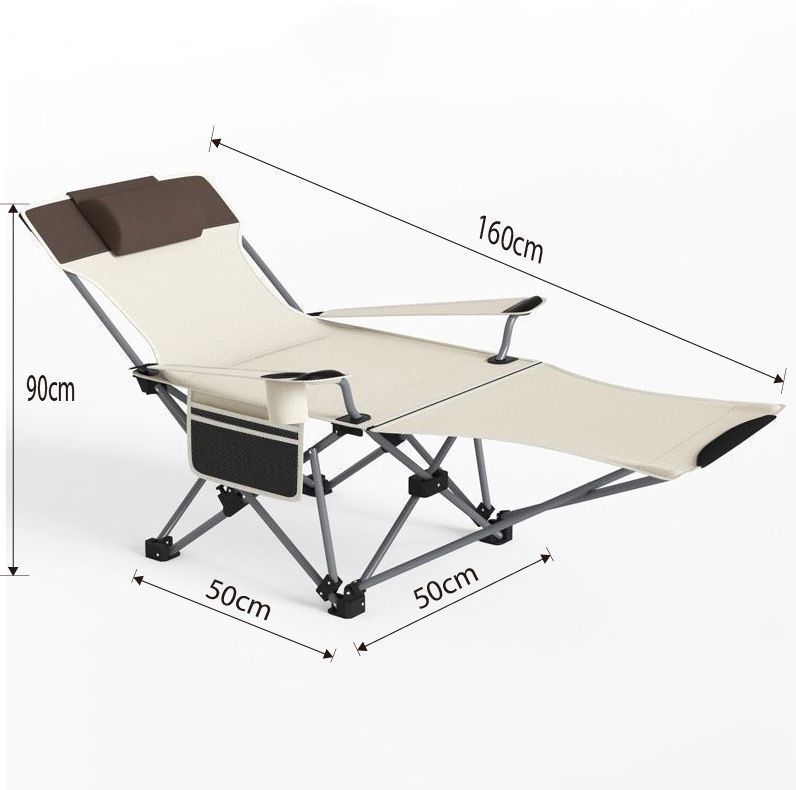 アウトドアチェア折りたたみリクライニング・フットレスト付き