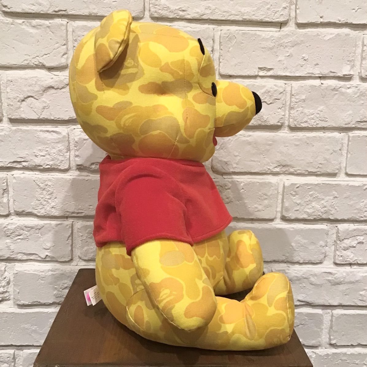 ディズニー BAPE camo くまのプーさん ぬいぐるみ Disney ベイプ 